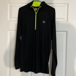 Reebok Black Lightweight Jacket with Neon Accents